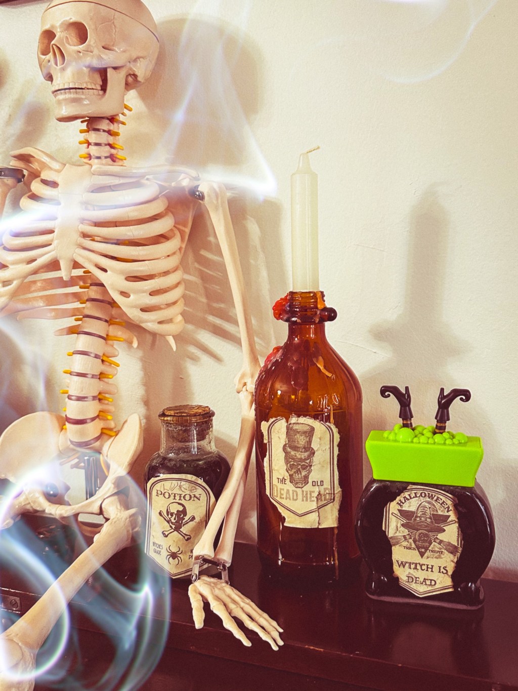 Aged Halloween Potion Bottle&nbsp;Labels